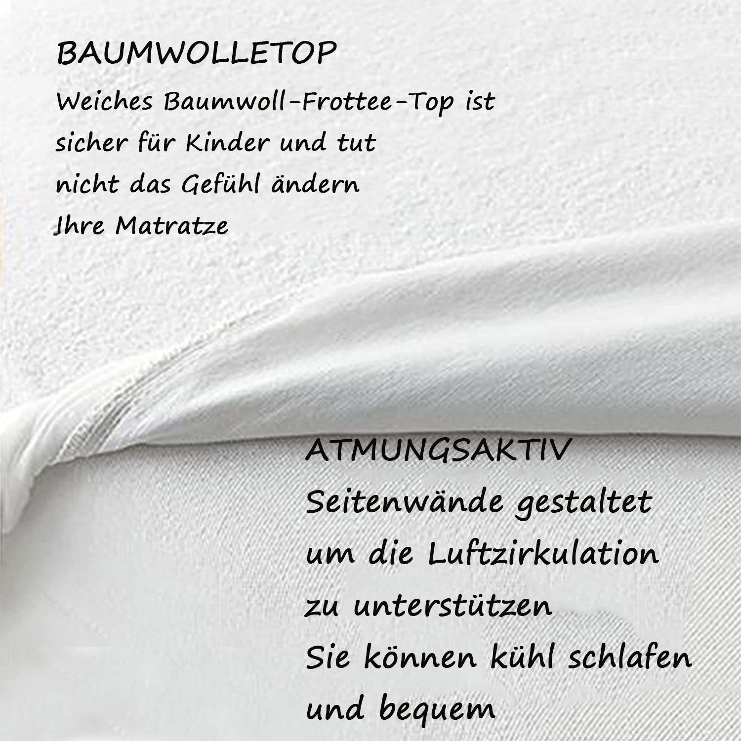 Matratzenschoner Matratzenschoner 90 x 200,Inkontinenzunterlage Waschbar FeelGlad, Wasserdicht
