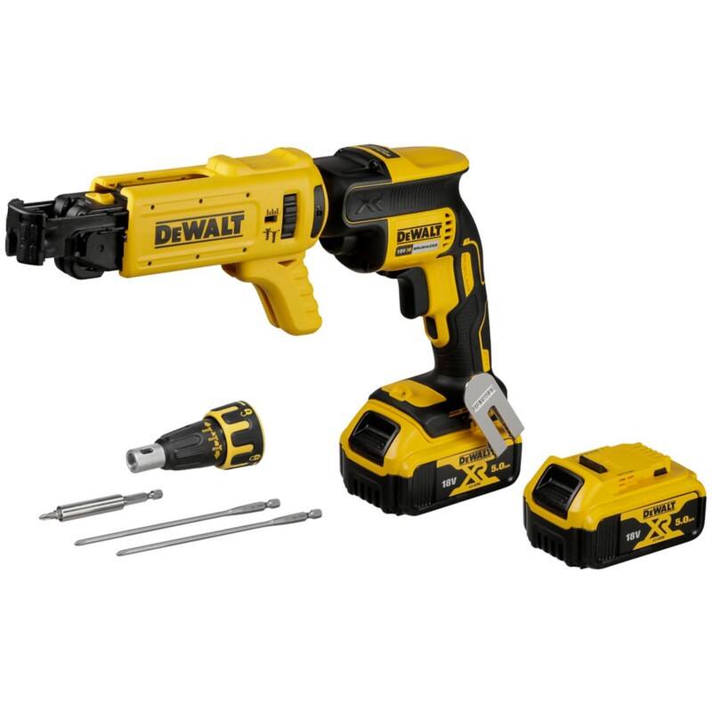 DeWALT Trockenbauschrauber DCF620P2K-QW Schwarz, Gelb