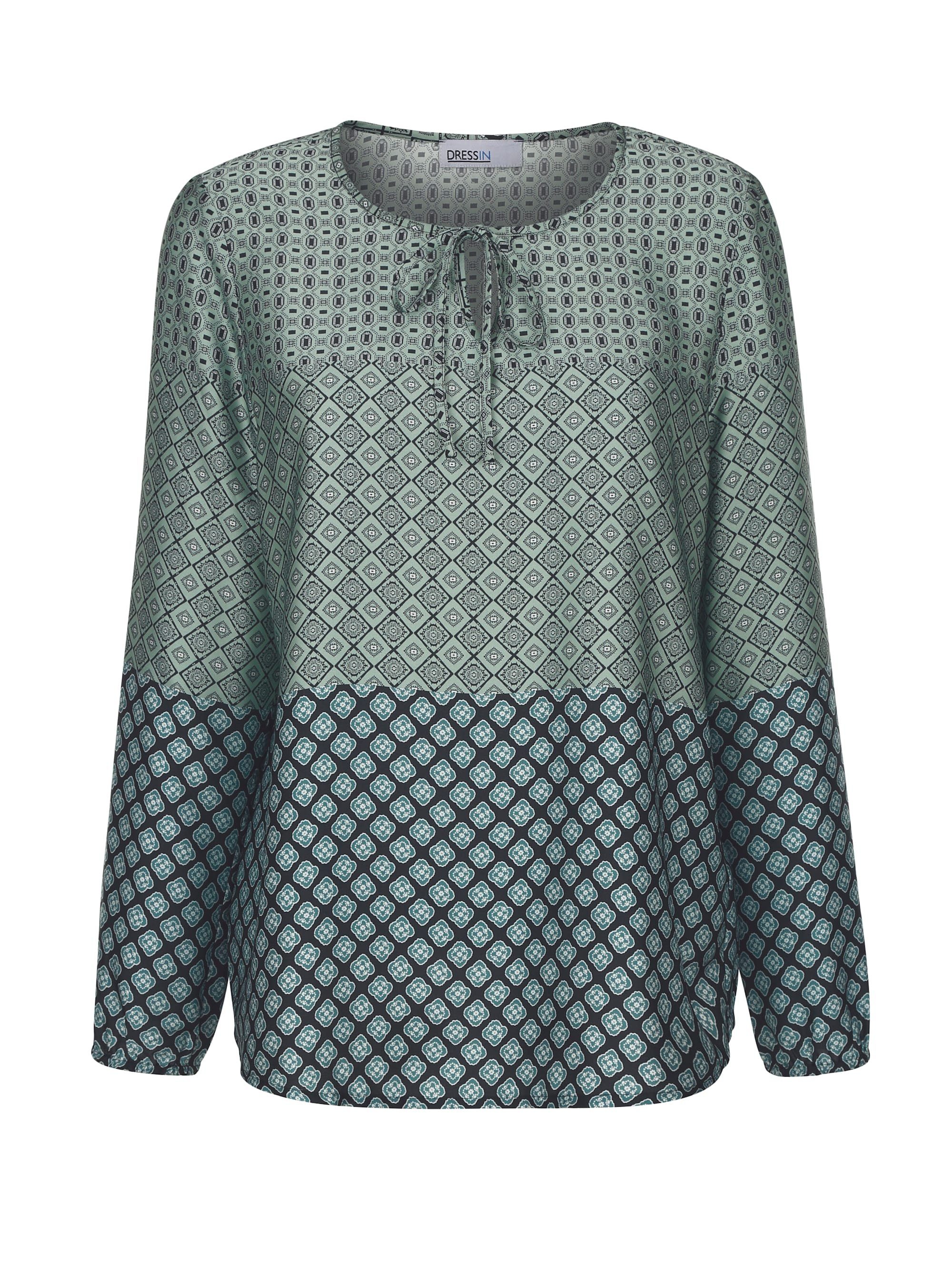 Dress In Tunika Bluse mit schönem Druck