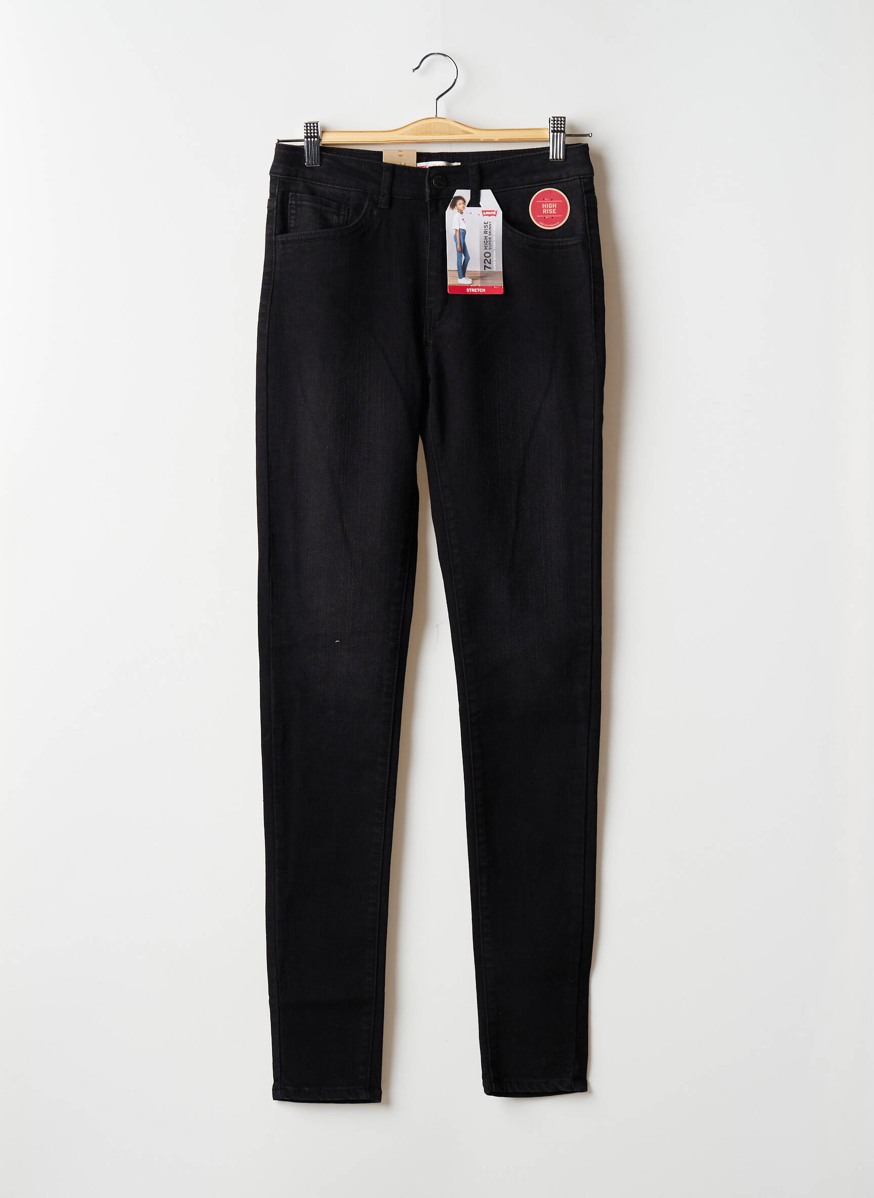 Levis Jeans Skinny Fille couleur noir