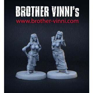 Egyptian Girls (28 mm) (2)