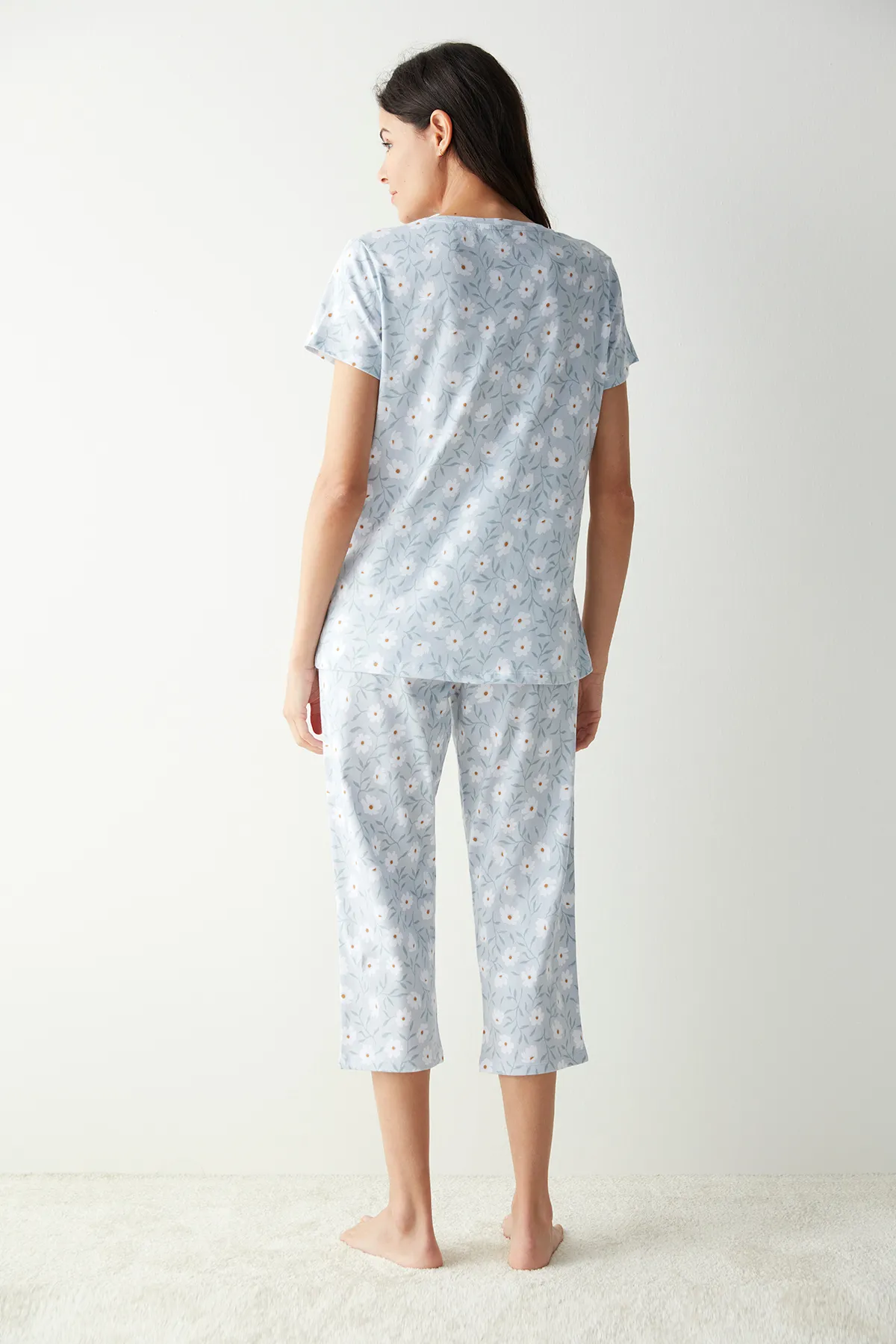 Penti  Pyjama set - Blau - Unifarben