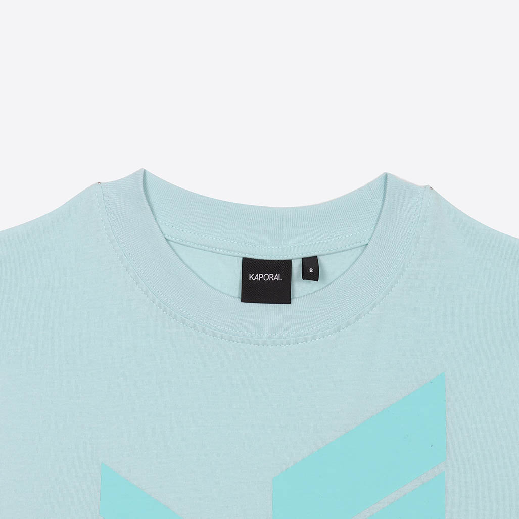 PIERO  T-shirt bleu clair Garçon en 100% coton