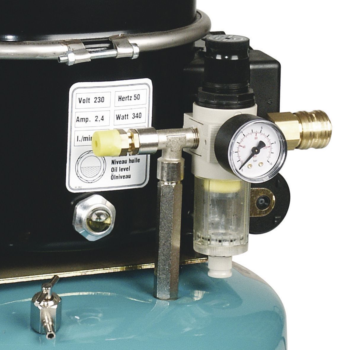 Compresseur d'aérographe silencieux AIRBOY SILENCE 50 PRO (référence 712000100)