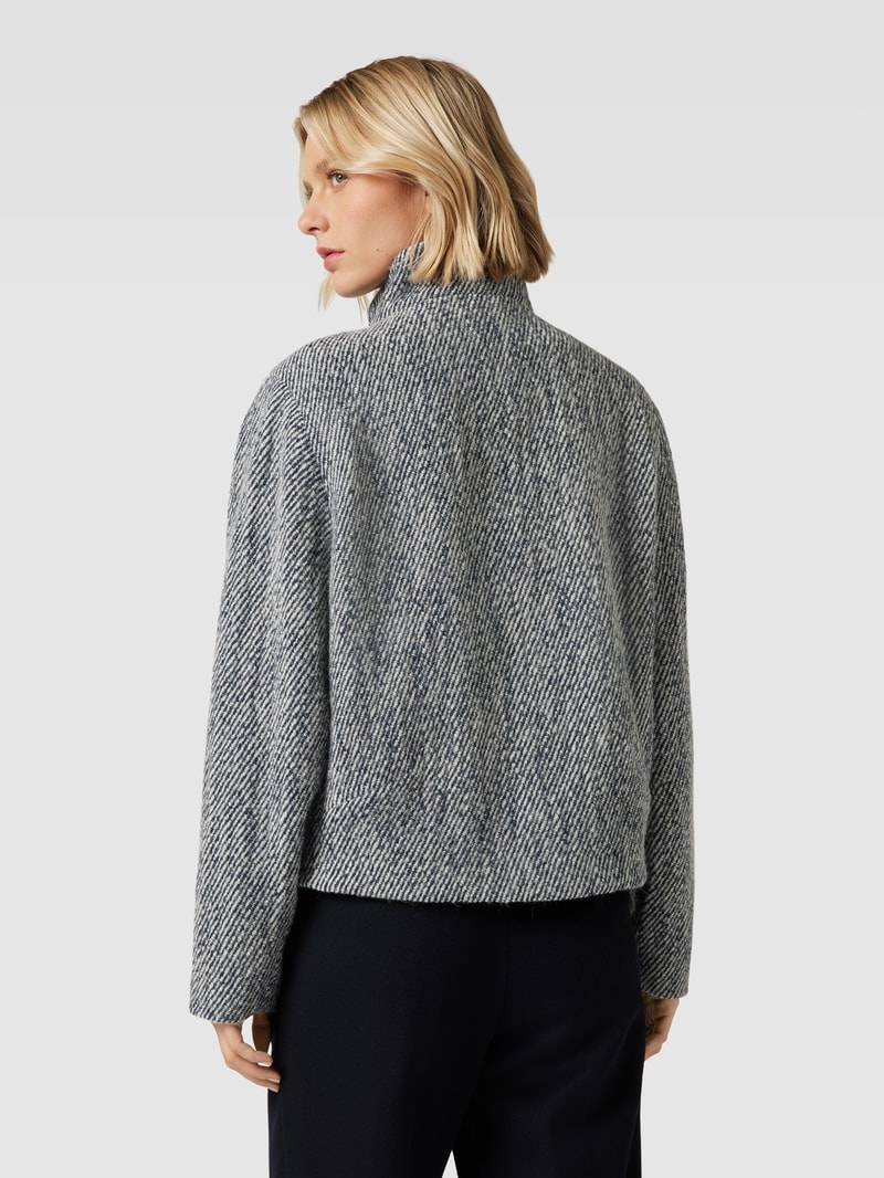 Jacke mit Streifenmuster in ecru