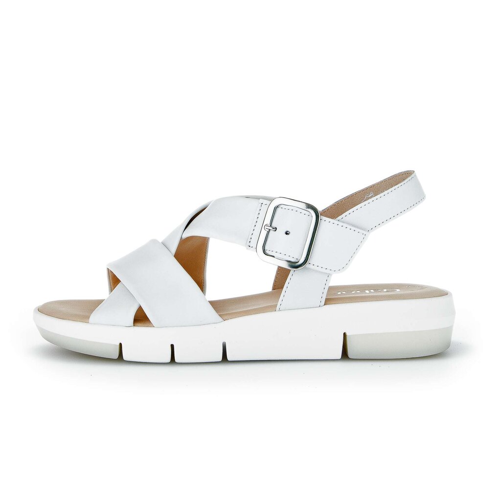 Gabor fashion Plateau Sandale weiß