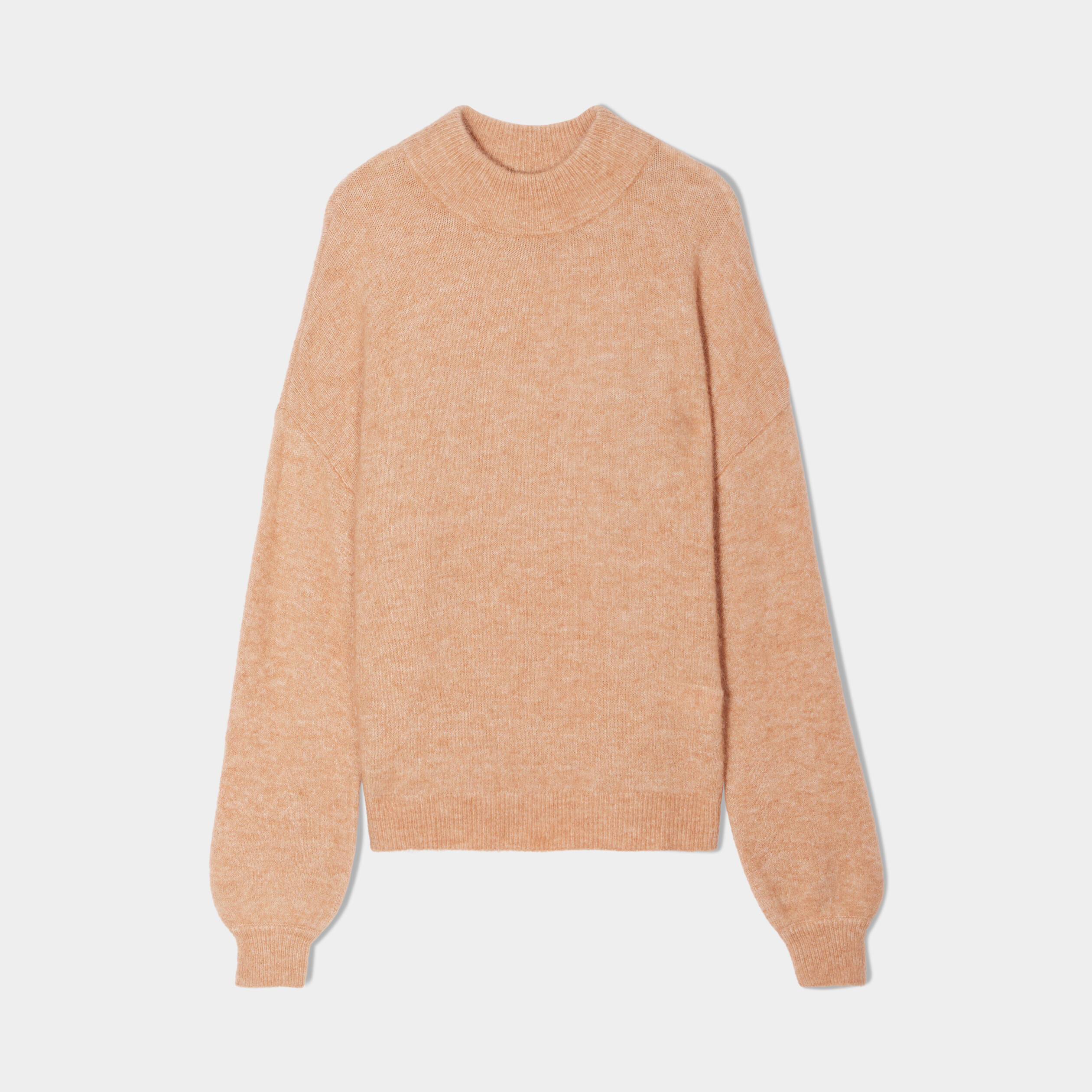 Pull col montant beige femme | Cache Cache