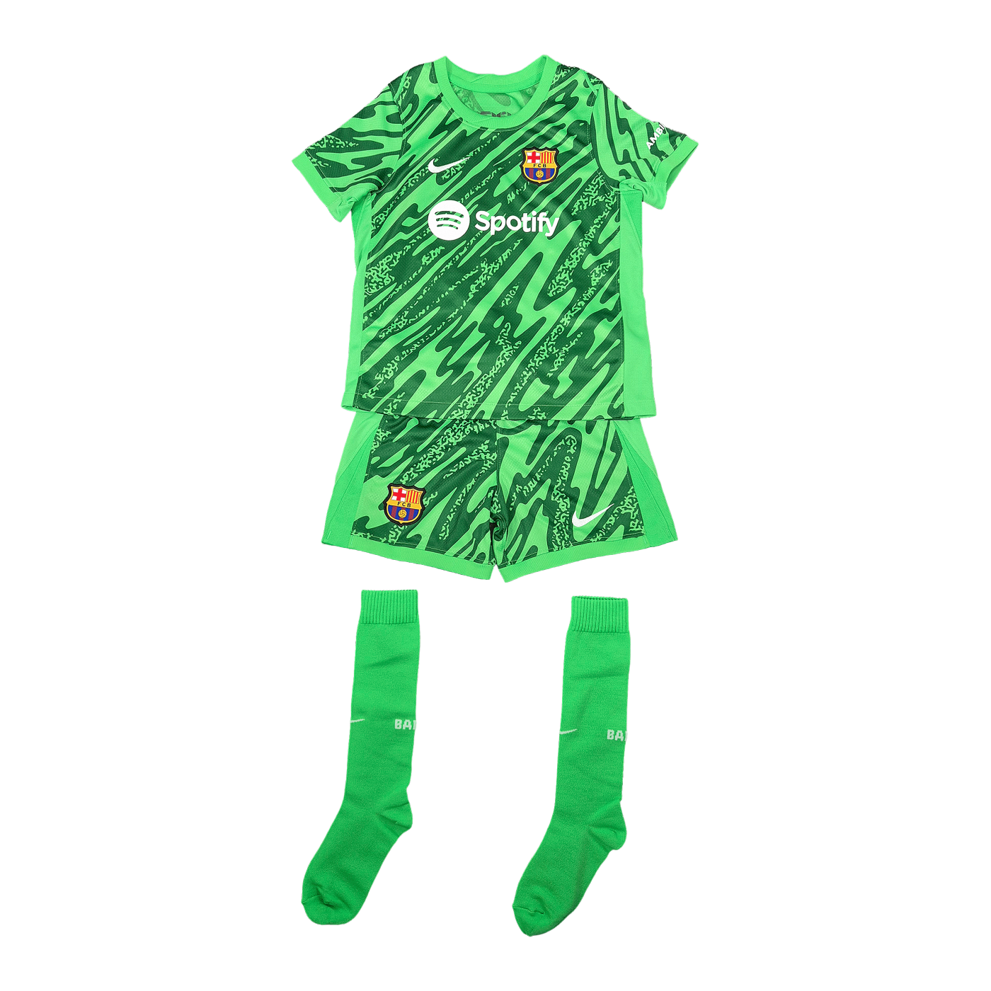 Nike FC Barcelona Torwart Minikitrikot 2024/2025 Grün F329