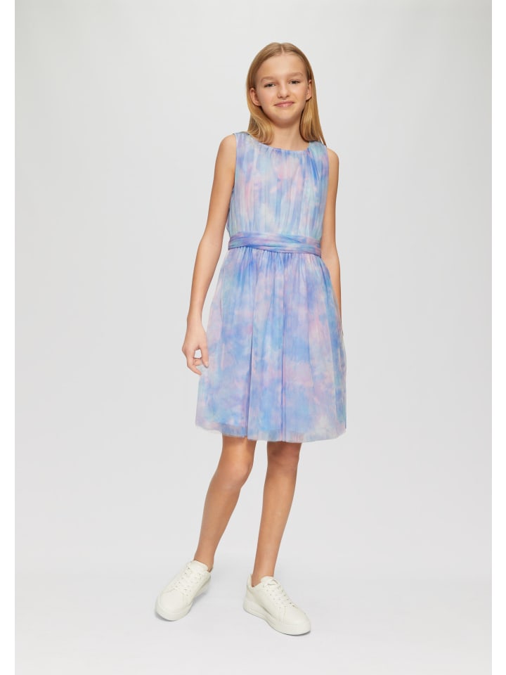 s.Oliver Kleid kurz in Blau günstig kaufen