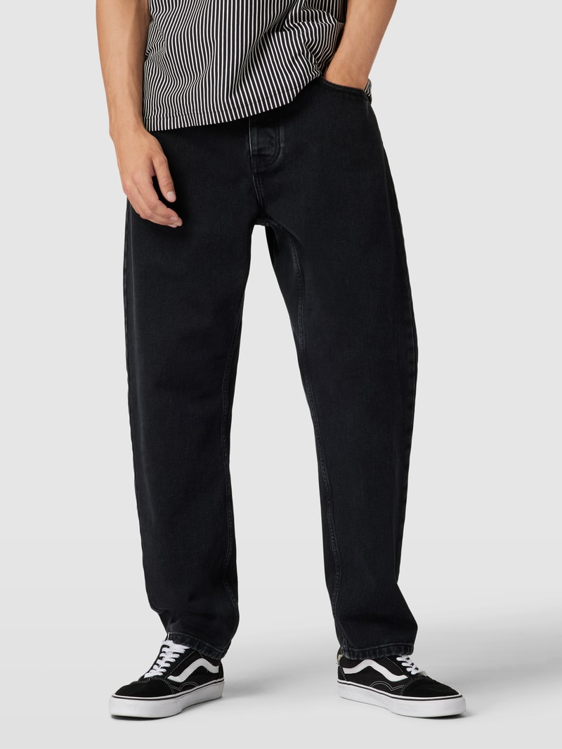 Jeans im 5-Pocket-Design Modell 'NEWEL' in anthrazit
