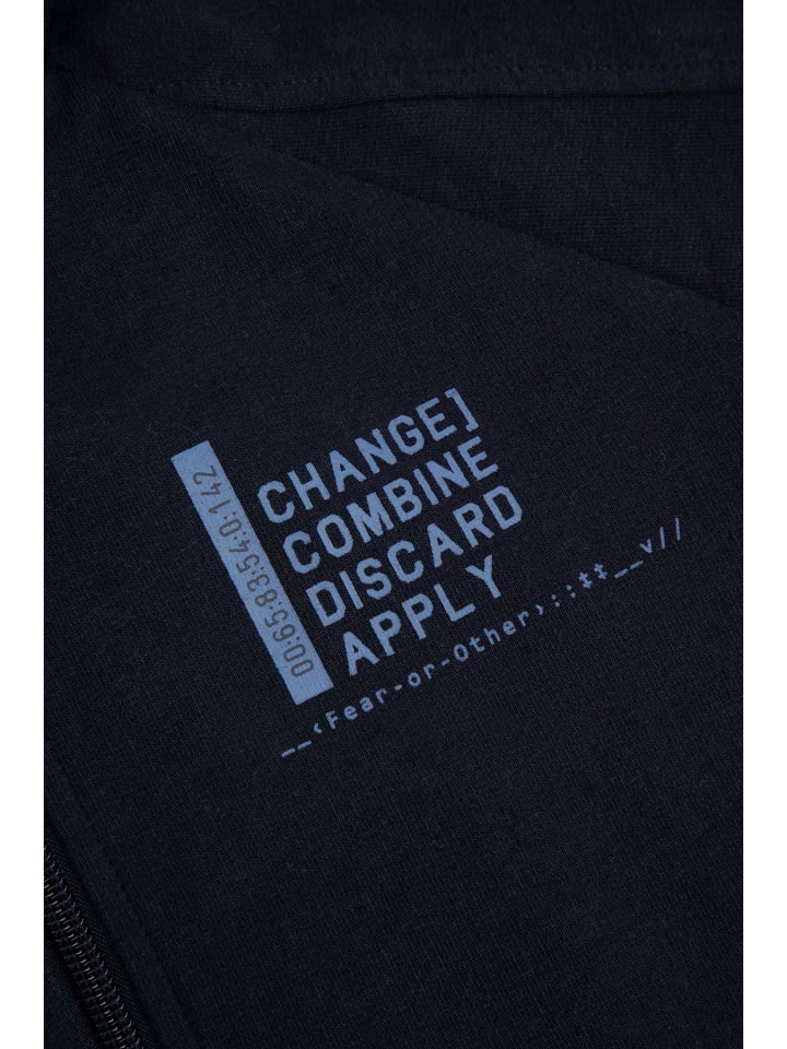Coccodrillo Sweatshirt mit Reißverschluss  in dunkelblau günstig kaufen