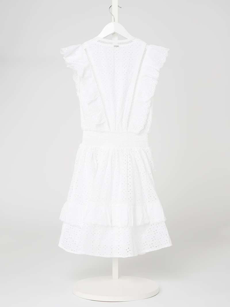 Kleid aus Bio-Baumwolle in weiß