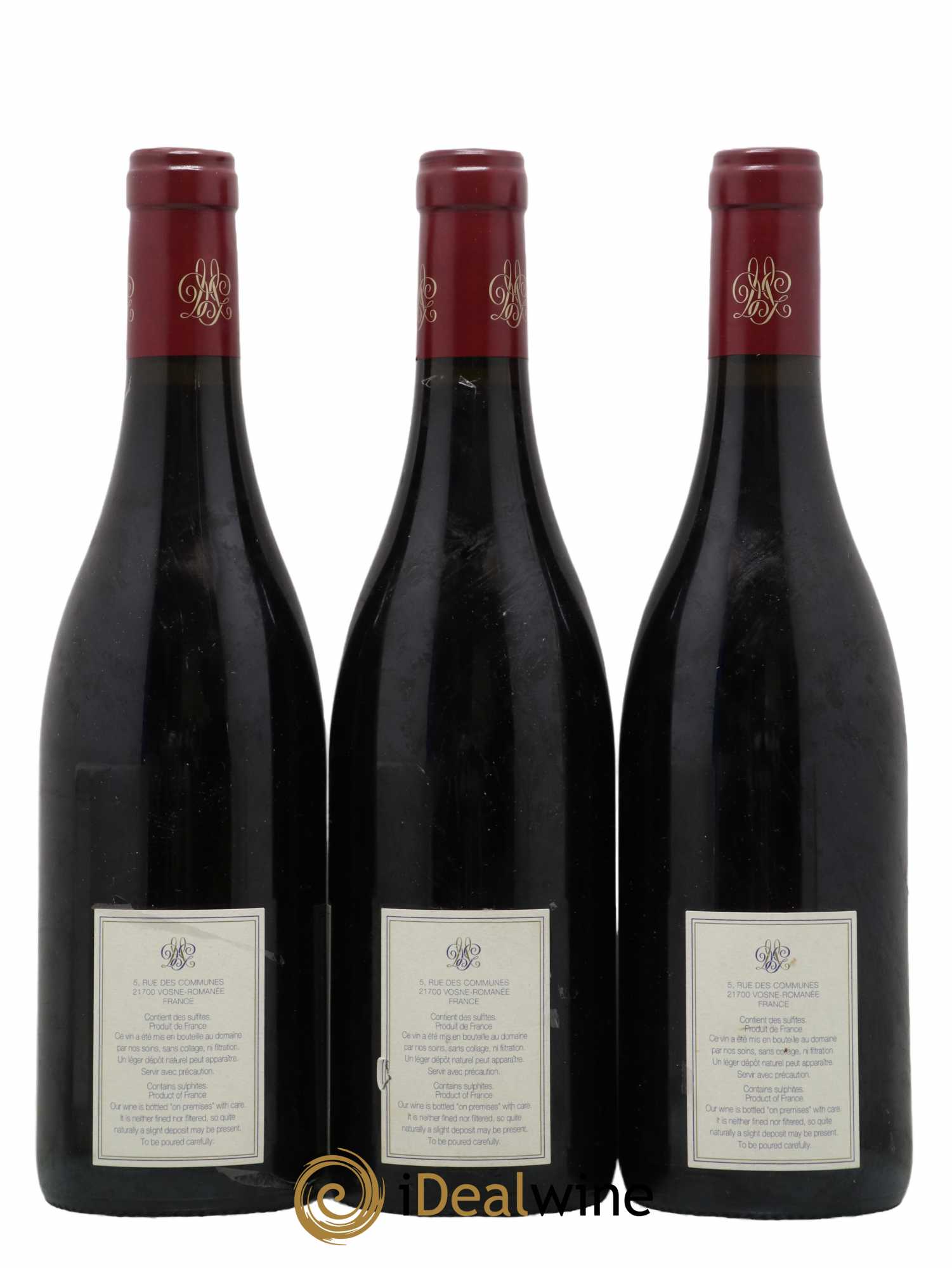 Nuits Saint-Georges 1er Cru Les Chaignots Mugneret-Gibourg (Domaine)  2015 - Lot de 3 Bouteilles