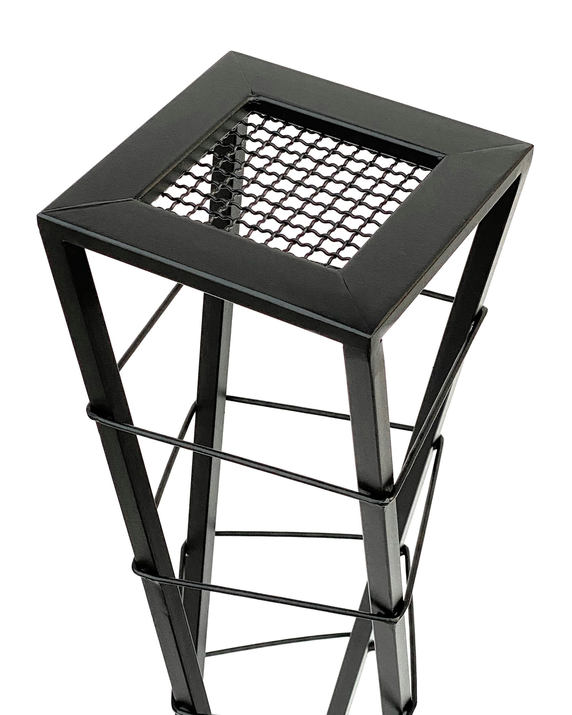 DanDiBo Weinregal Design Weinregal Metall Schwarz Blumensäule Esperanza 80 cm Flaschenregal Stehend Flaschenständer Flaschenhalter Schwarz Blumenständer, auch als Rankhilfe nutzbar