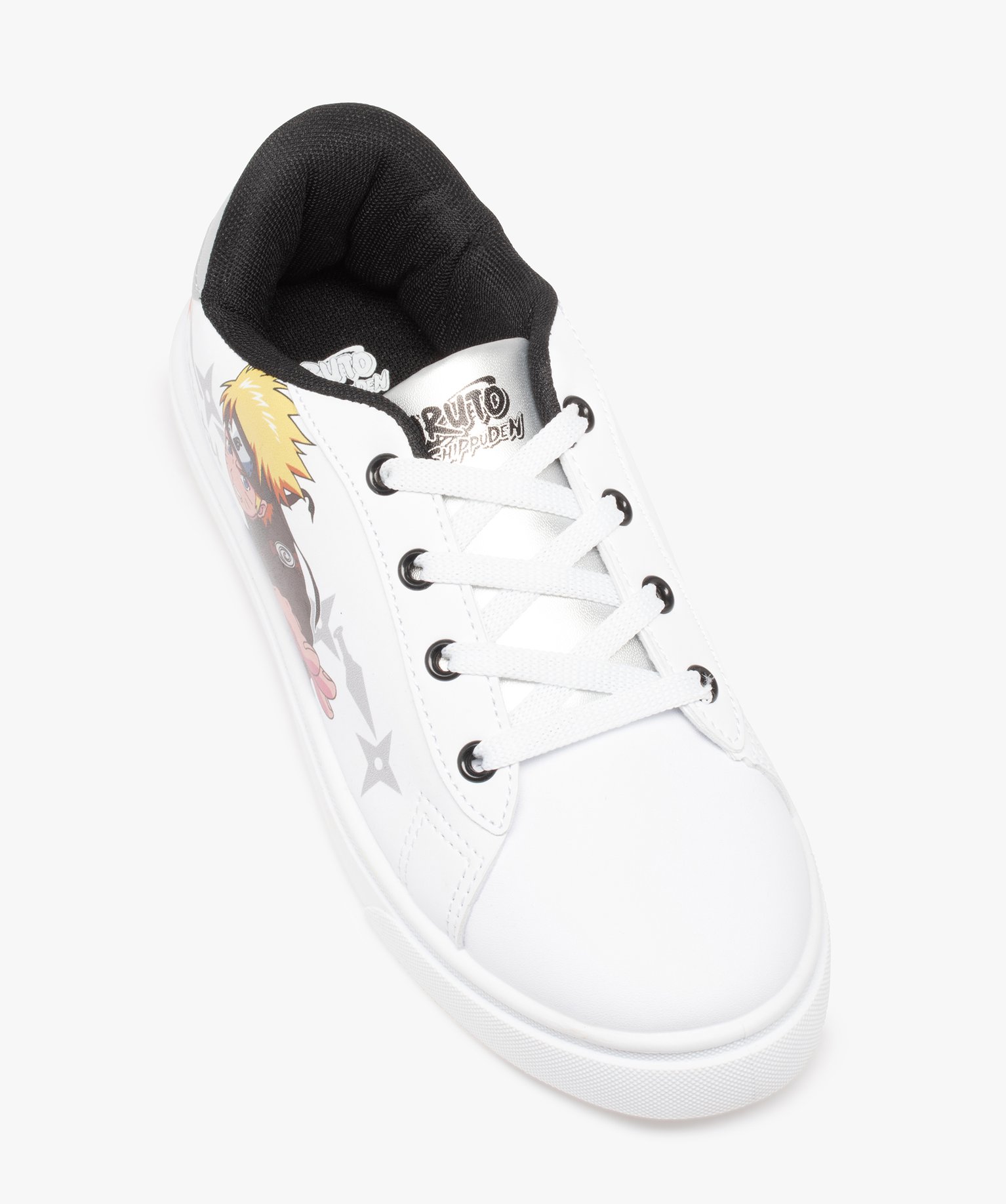 Baskets Garçon imprimées à lacets - Naruto blanc | GEMO