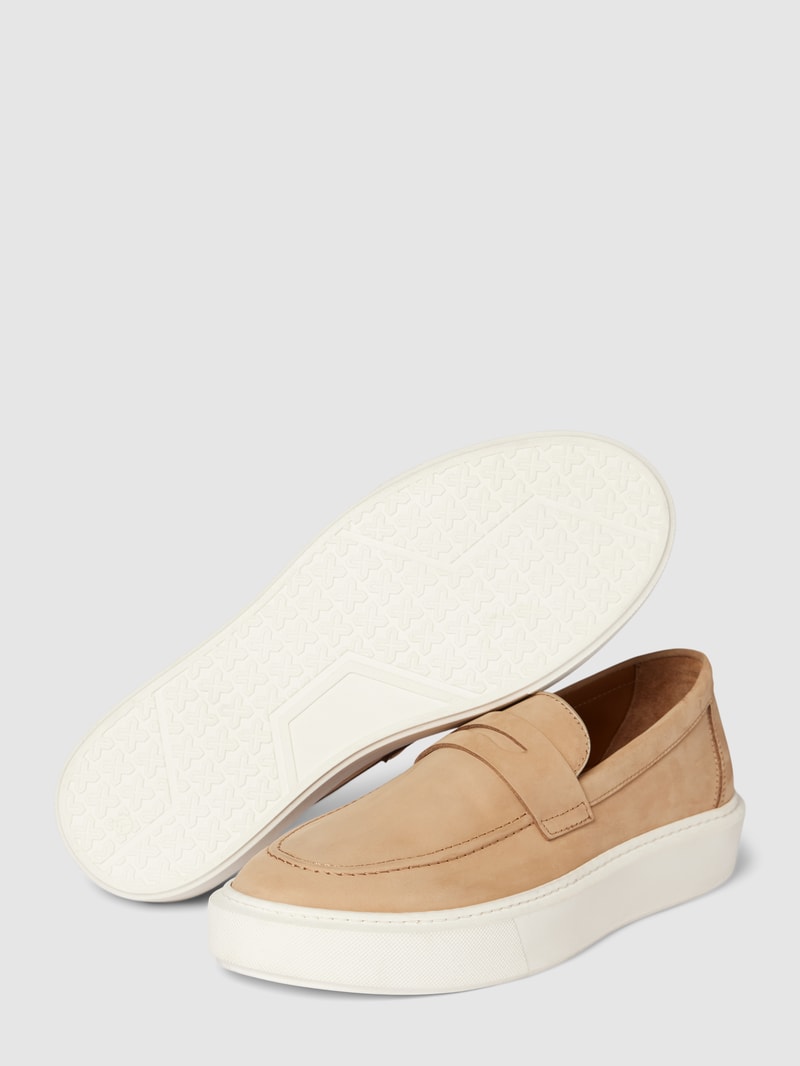 Slip-On-Sneaker mit Zierbesatz Modell 'ADONE' in camel