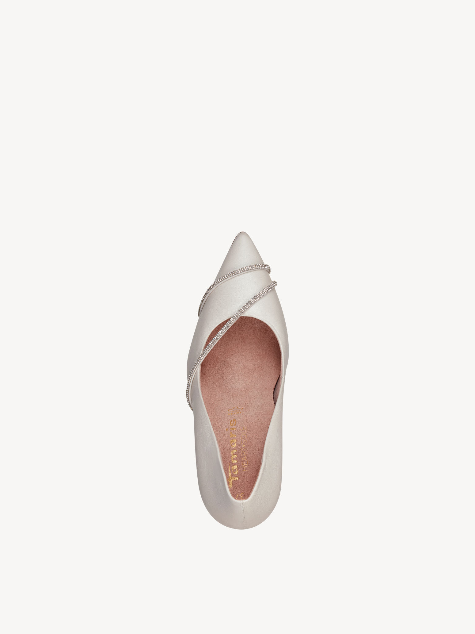Escarpin en cuir - beige