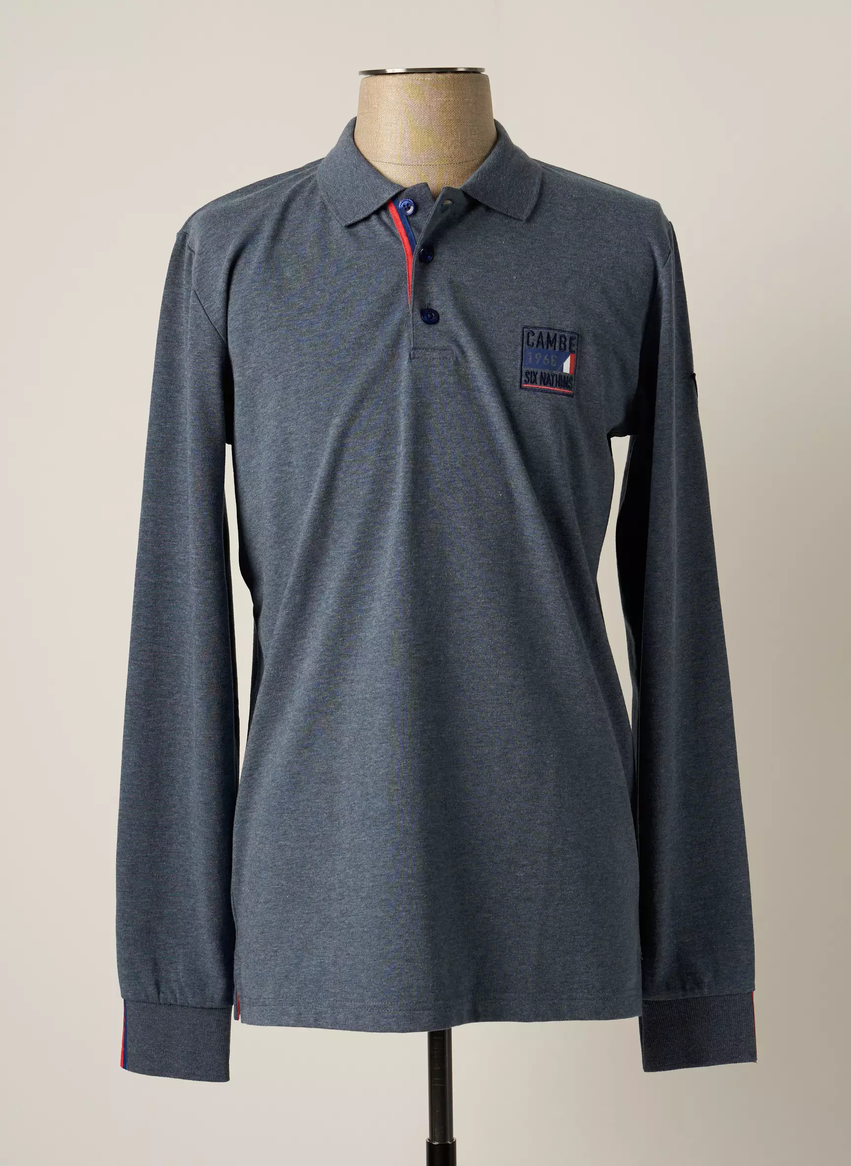 Camberabero Polos Homme couleur bleu