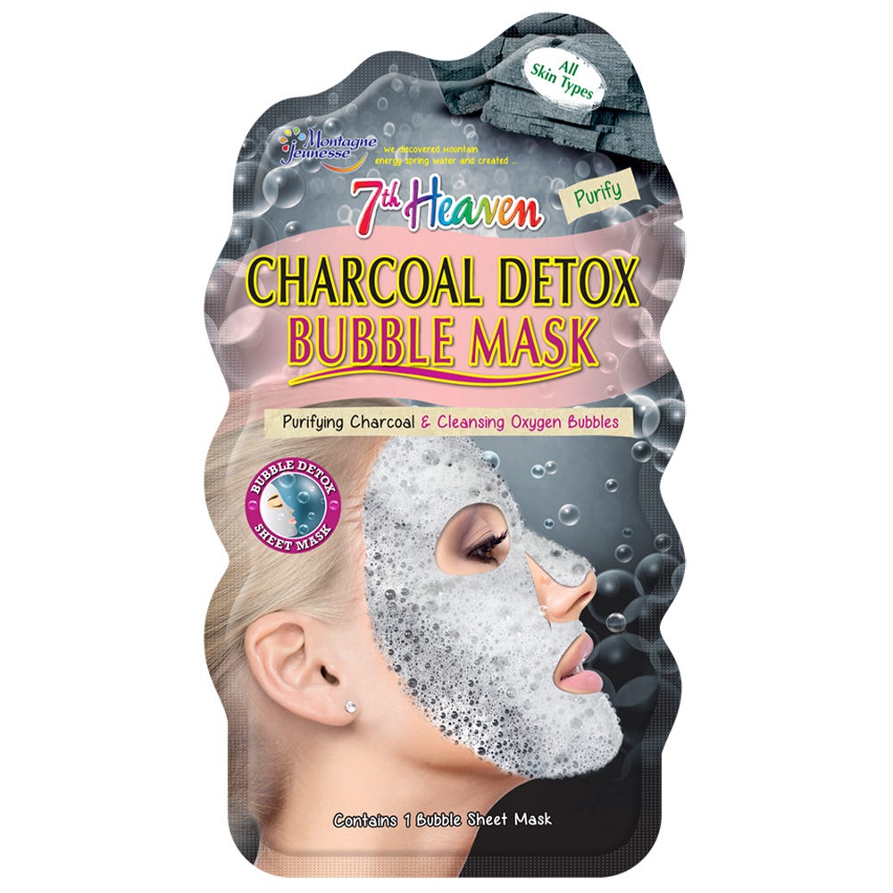 7th Heaven Bubble Maske Aktivkohle 29g