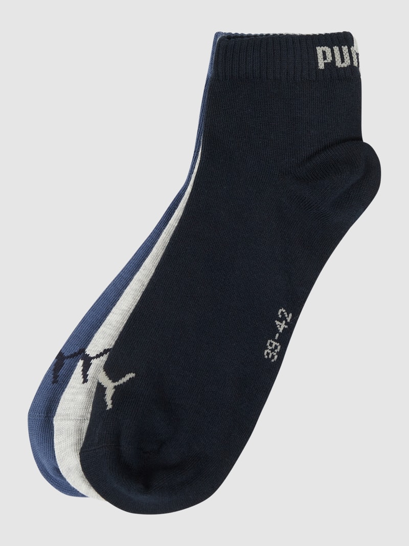 Socken im 3er-Pack in marineblau