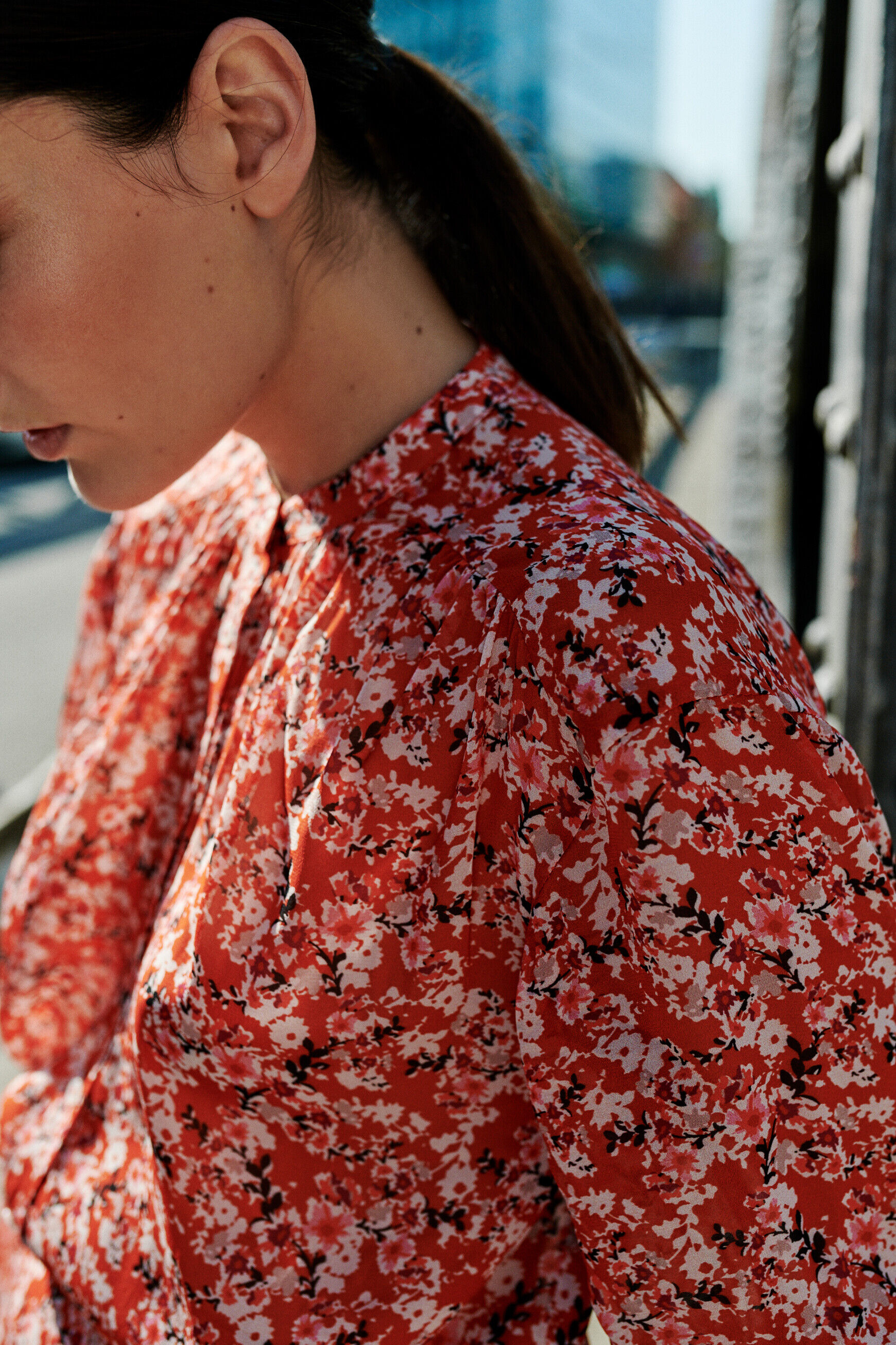chemisier molly rouge femme