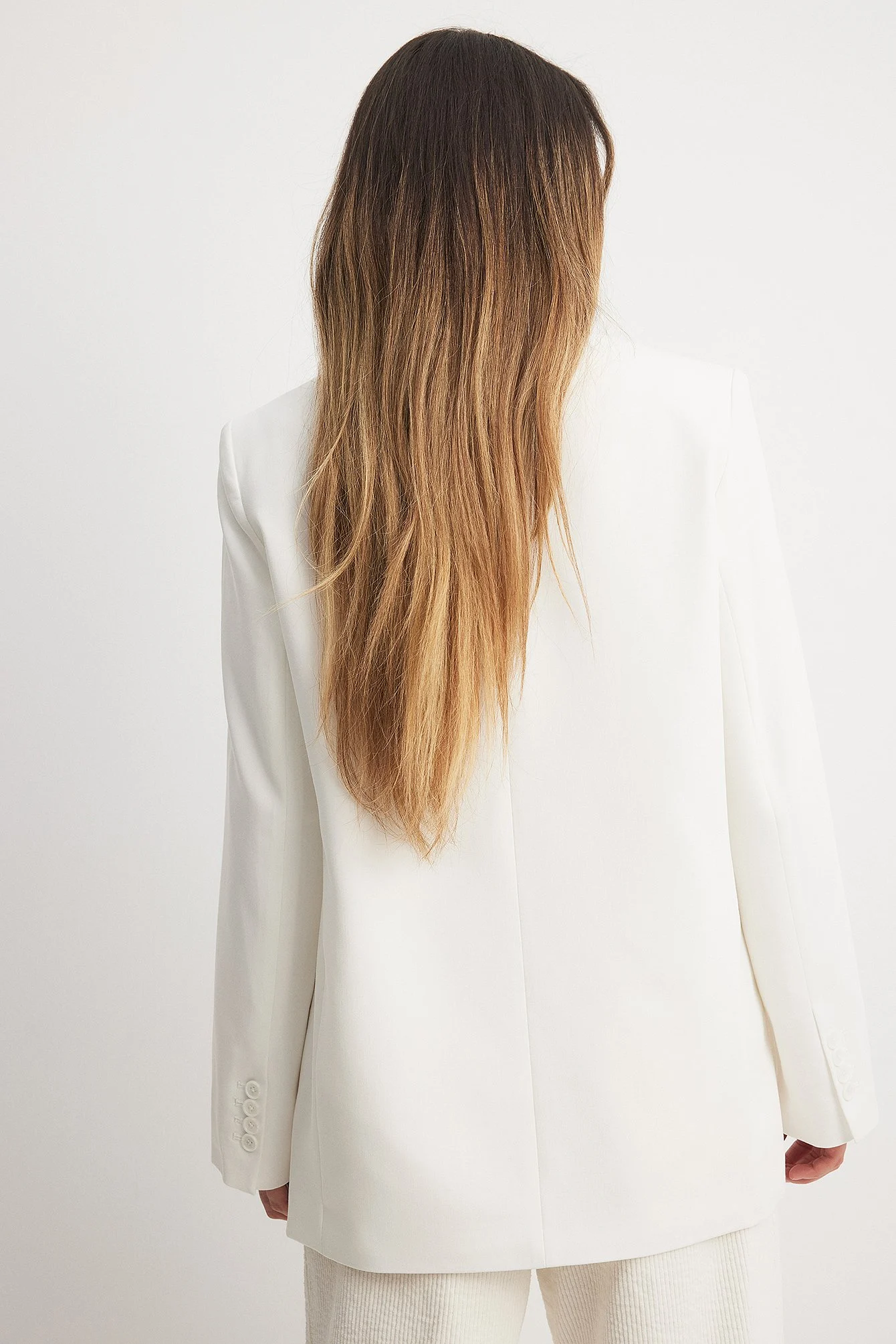 Oversize-Blazer mit einem Knopf