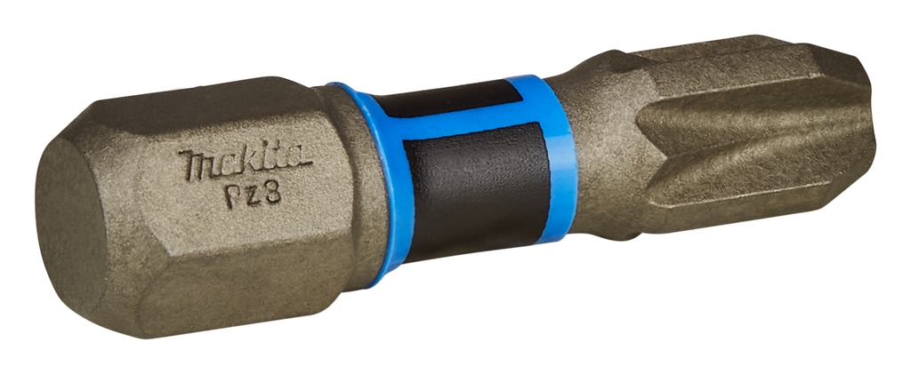 „Makita“ priedai E-03187 smūginio atsuktuvo antgaliai PZ3x25mm XTT Impact Premier, 2 vnt., komplektas