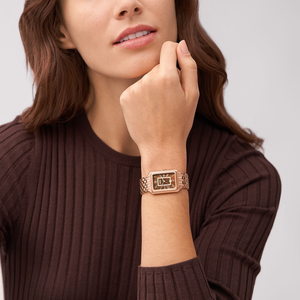 Fossil Montre pour femme Acier inoxydable Montre