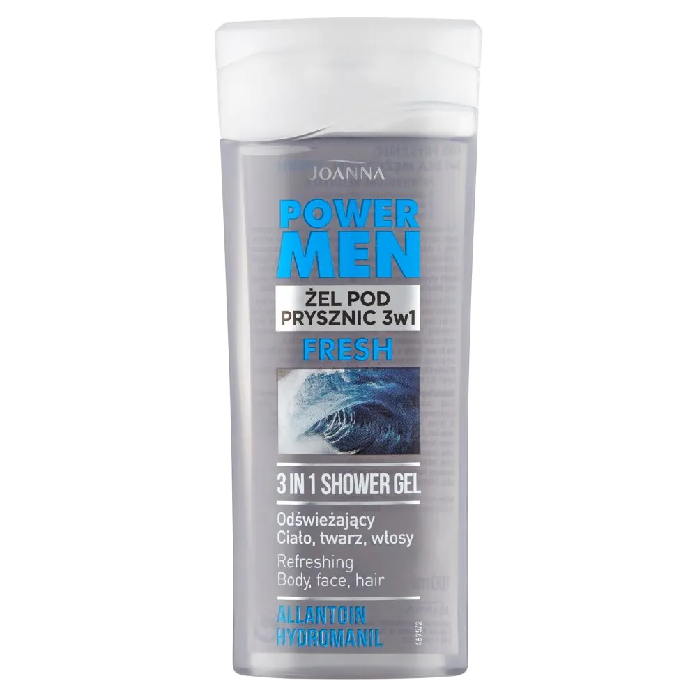 Joanna Naturia Power Men gel za tuširanje 3u1 Fresh Alantoin i Hydromanil Putovanja