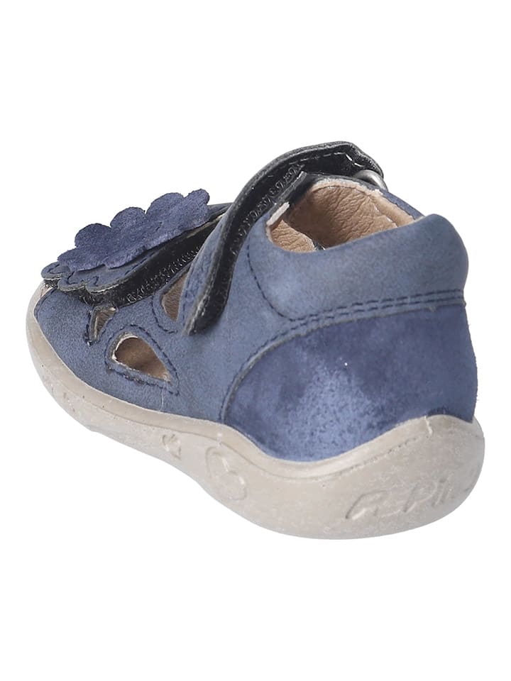 PEPINO Leder-Sandalen in Dunkelblau günstig kaufen