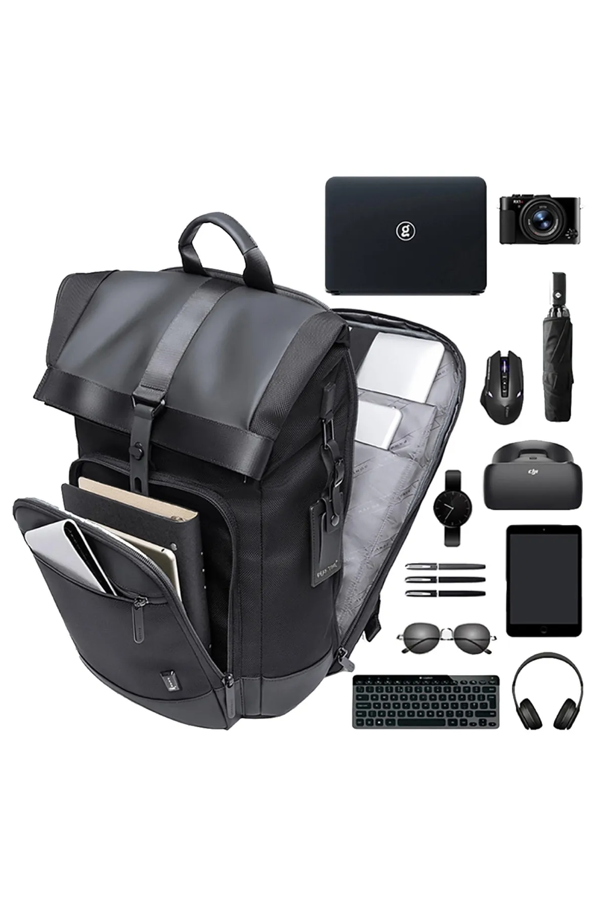 Peak Time  Rucksack - Schwarz - Unifarben