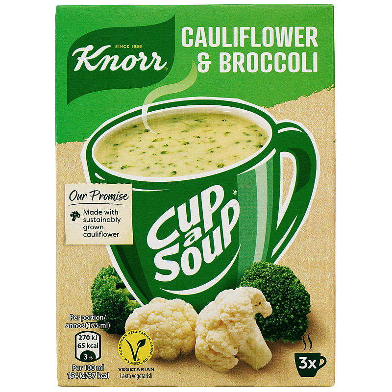 Knorr Cup of soup 3-pk Blomkål/brokkoli Knorr