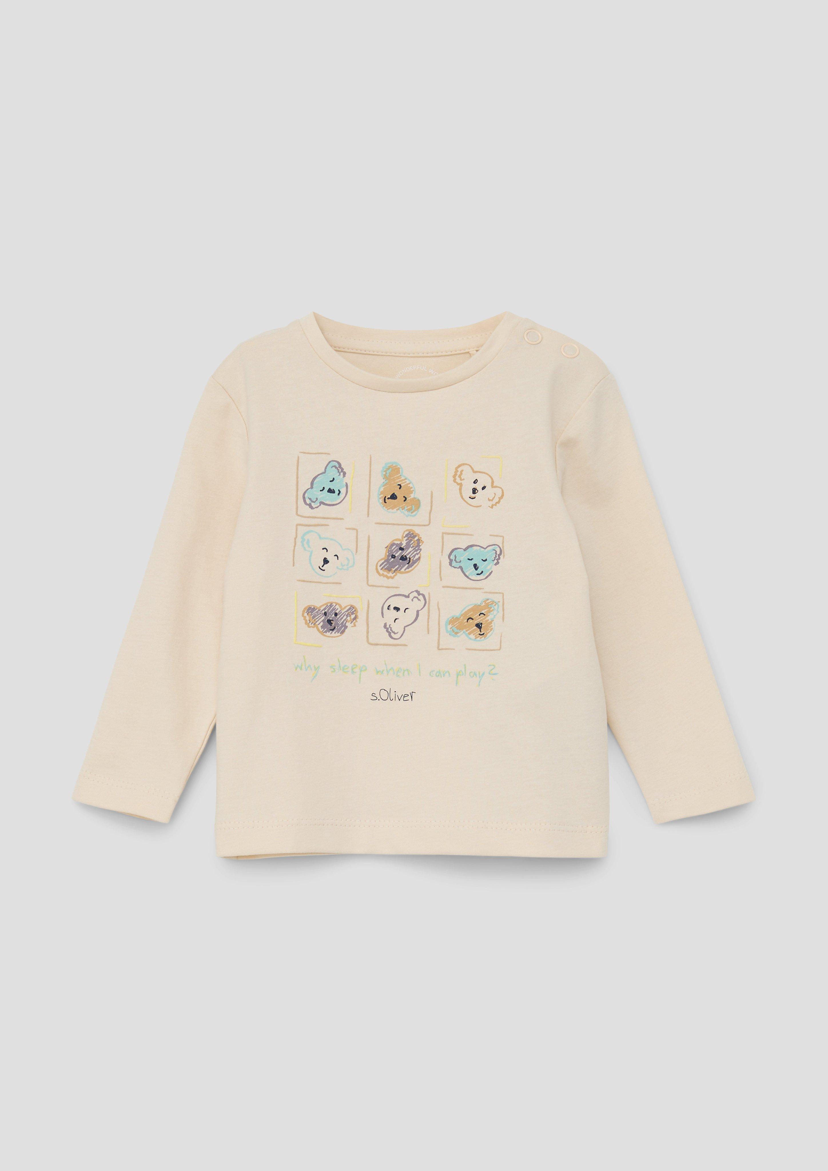Longsleeve mit Frontprint  2140119-0805