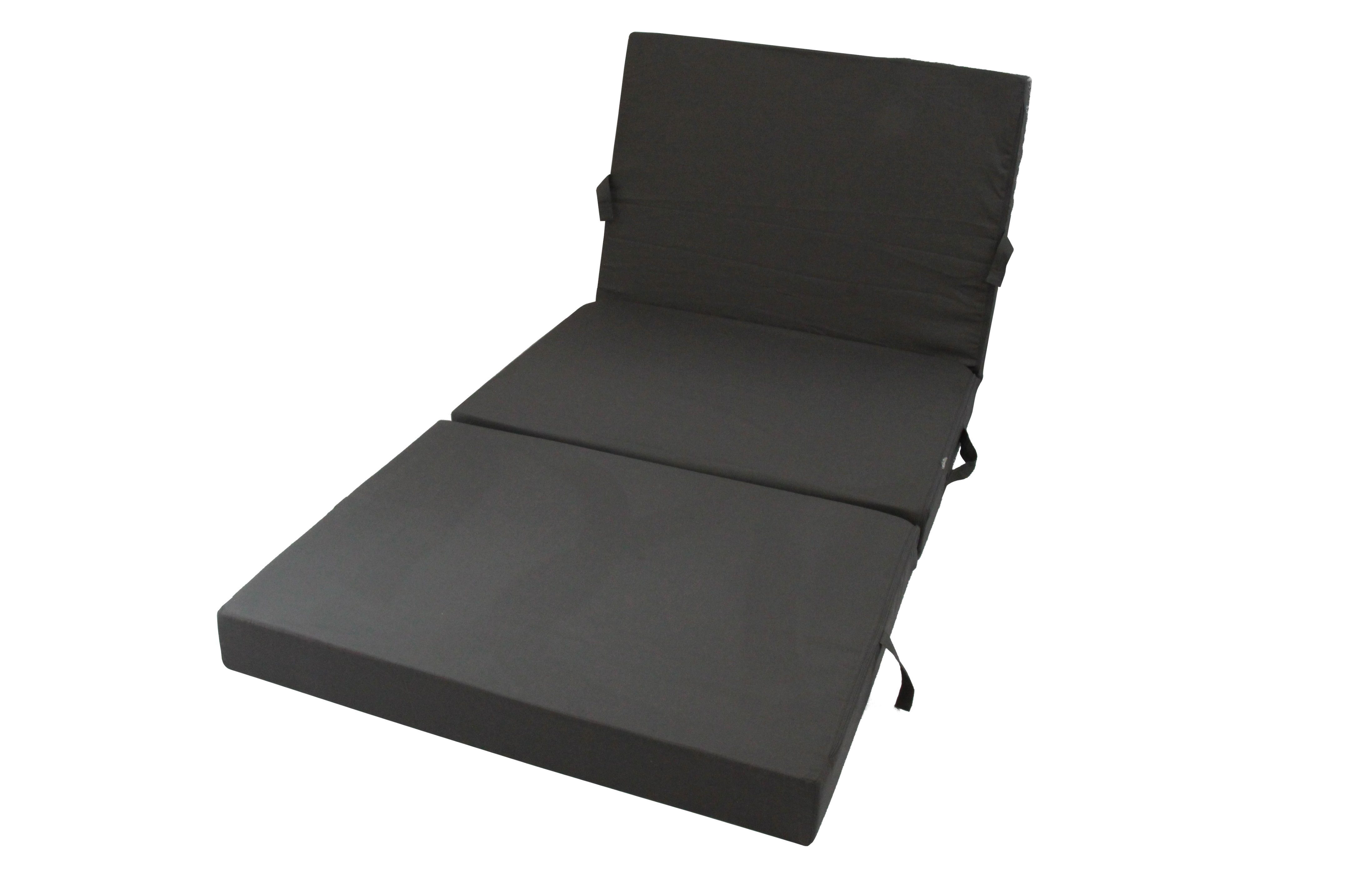 Klappmatratze Herlag Klappmatratze Senior dunkelgrau, 195x85 cm, Faltmatratze, Herlag