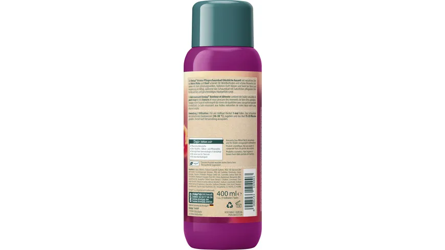 Kneipp Aroma-Pflegeschaumbad Glückliche Auszeit 400 ml