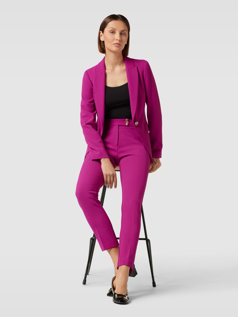 Blazer mit Reverskragen in violett