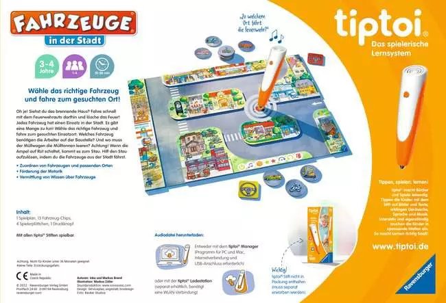 tiptoi® Fahrzeuge in der Stadt - Lernspiel ab 3 Jahren
