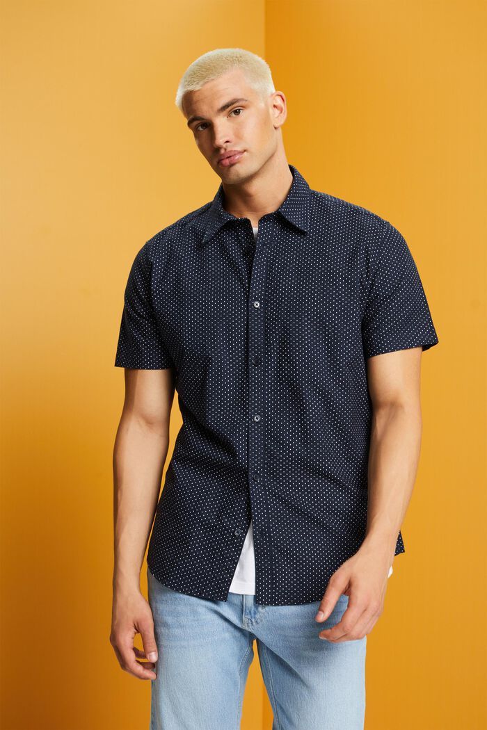 Button-Down-Hemd mit Print