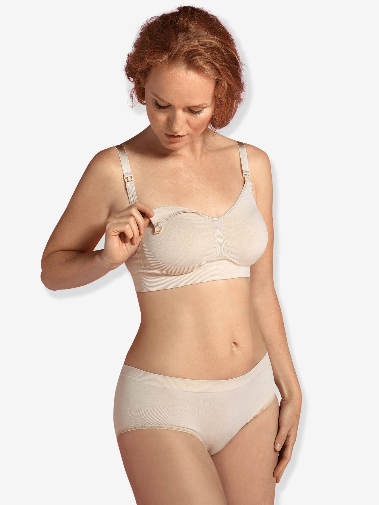 Soutien-gorge grossesse et allaitement à mémoire de forme CARRIWELL noir
