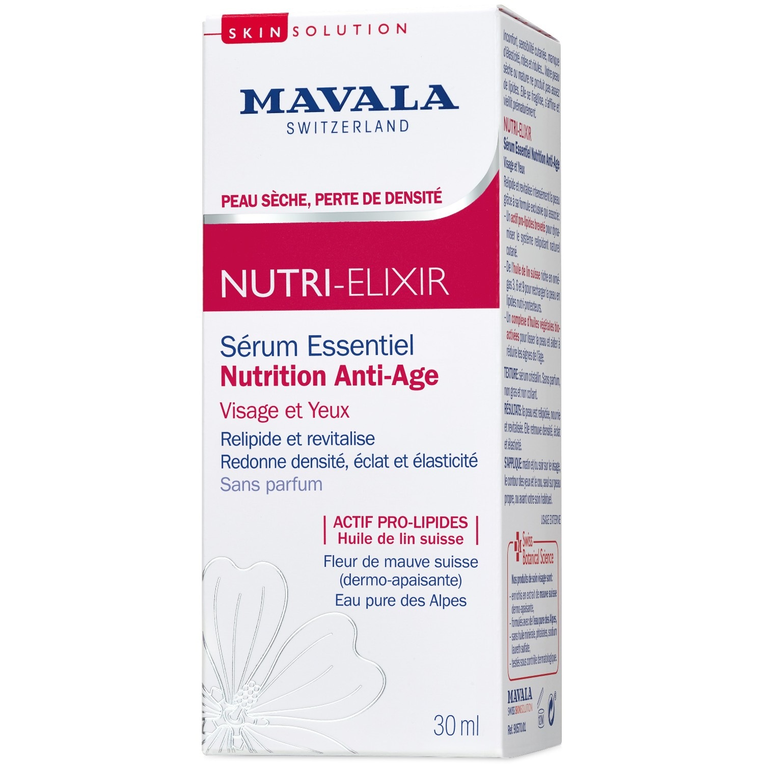 Ser anti-îmbătrânire esențial Mavala NUTRI-ELIXIR