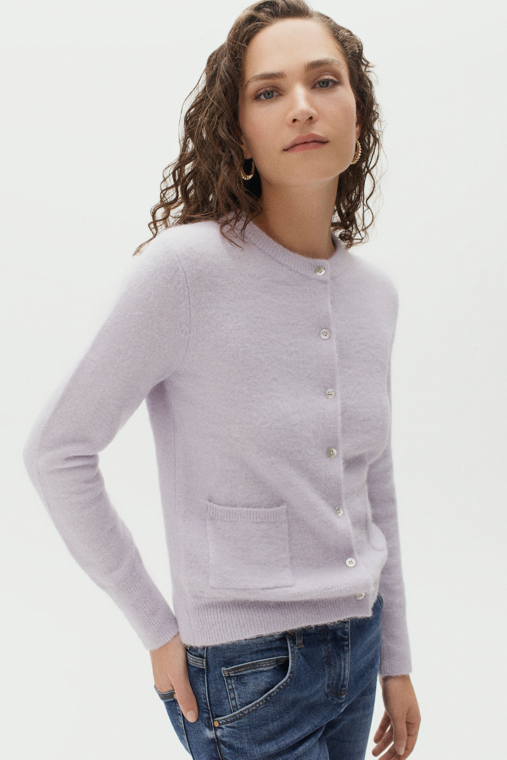 gilet dimitri parme femme