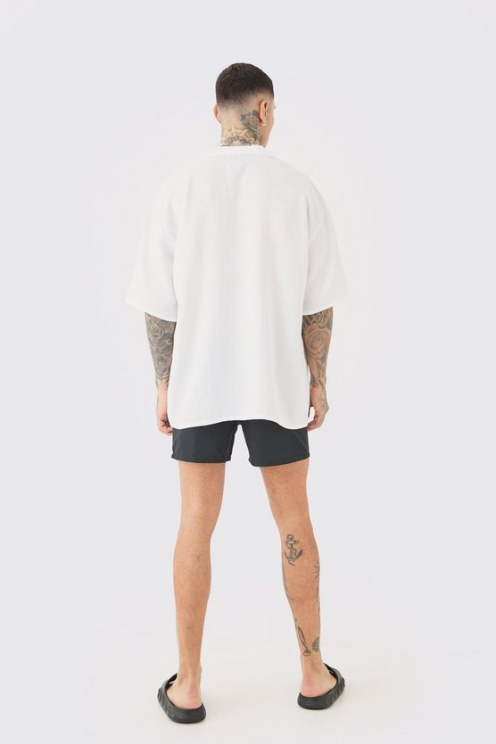 Tall mittellange Badehose