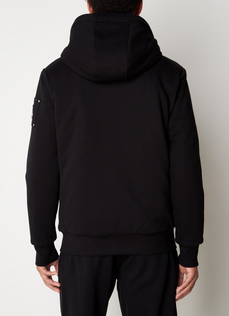 Moose Knuckles Classic Bunny polsterēts sporta krekls ar mākslīgo kažokādu