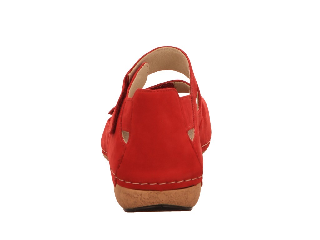 WALDLÄUFER Komfort Sandalen rot