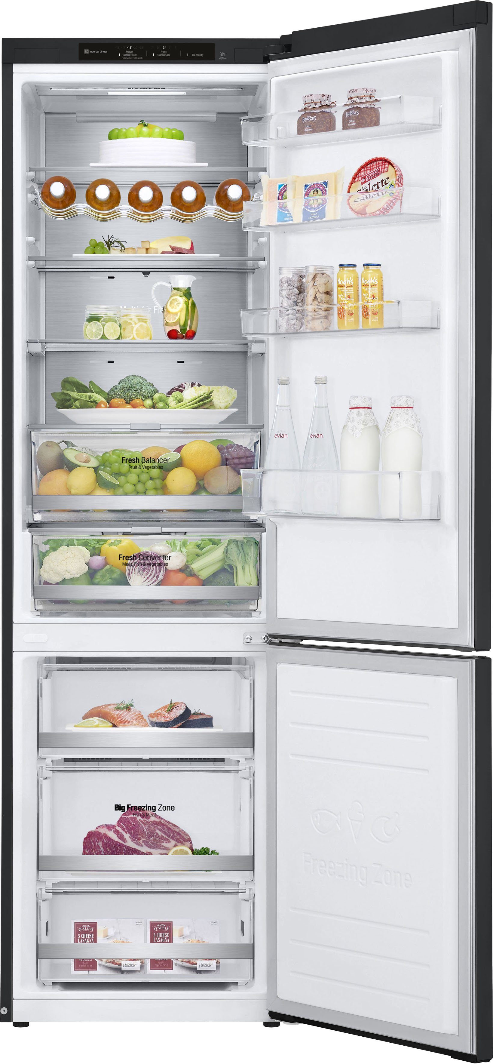 LG Kühl-/Gefrierkombination GBB92MCBAP, 203 cm hoch, 59,5 cm breit