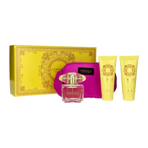 Set de regalo Versace con diamantes amarillos