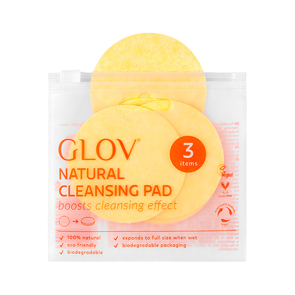 glov 3 disques nettoyants 100% naturels Eponges nettoyantes en cellulose