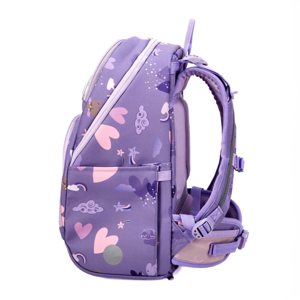 Frii of Norway Ergonomischer Schulrucksack Easy 22l Unicofrn Purple