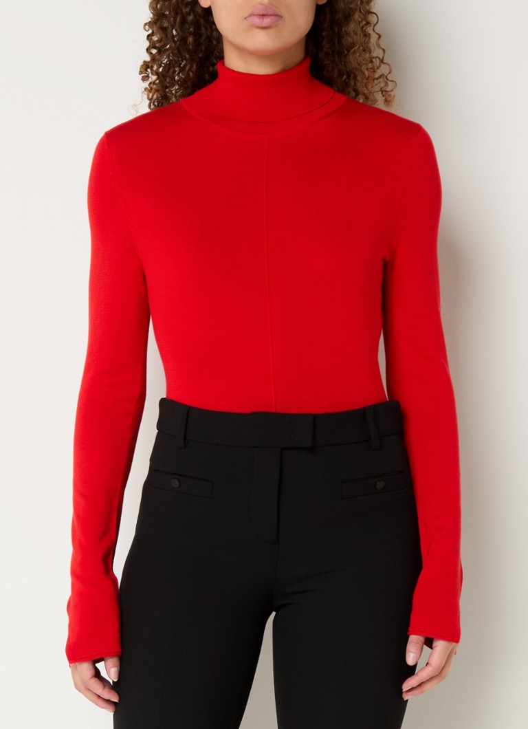 Maglione a collo alto in maglia elasticizzata fine di Gerry Weber