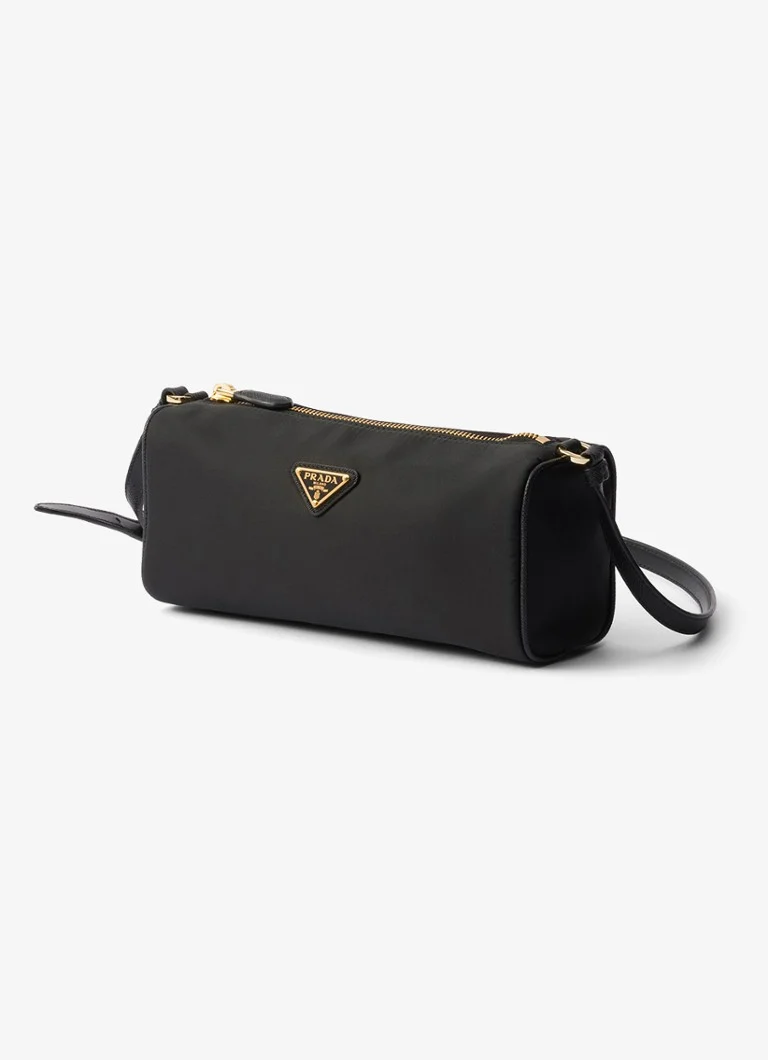 Prada Re-Nylon shoulder bag with leather details